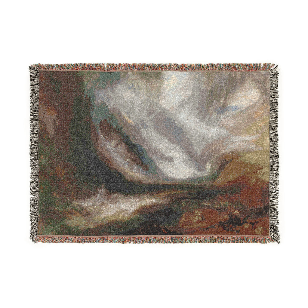 Joseph Mallord William Turner - Valley of Aosta Snowstorm, Avalanche, and Thunderstorm | Woven Tapestry Blanket