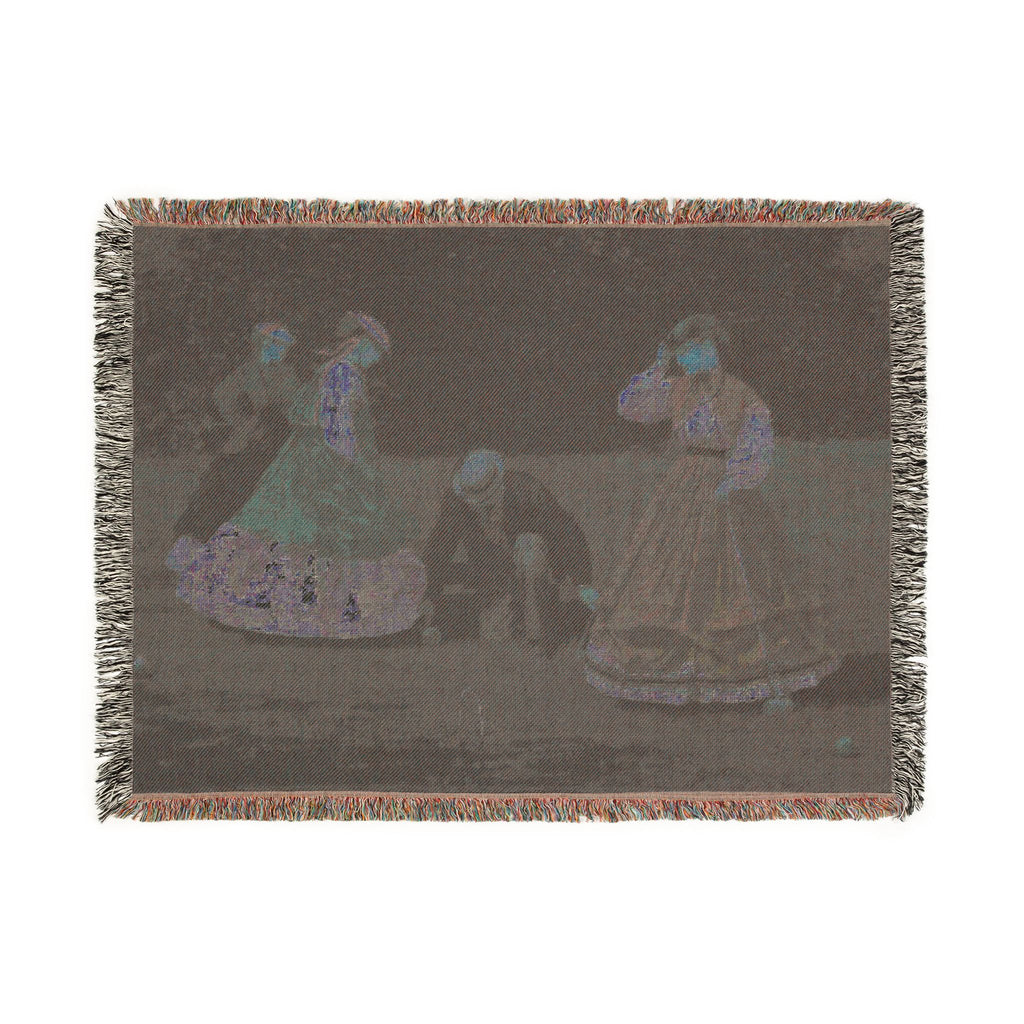 Winslow Homer - Croquet Scene | Woven Tapestry Blanket