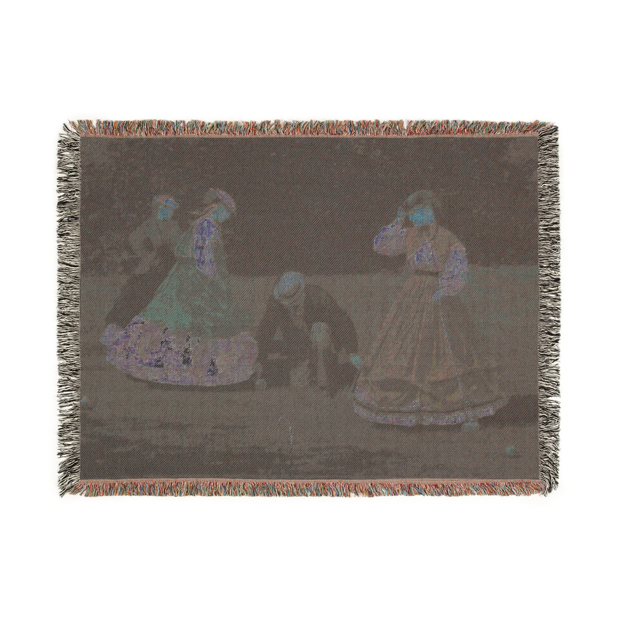 Winslow Homer - Croquet Scene | Woven Tapestry Blanket