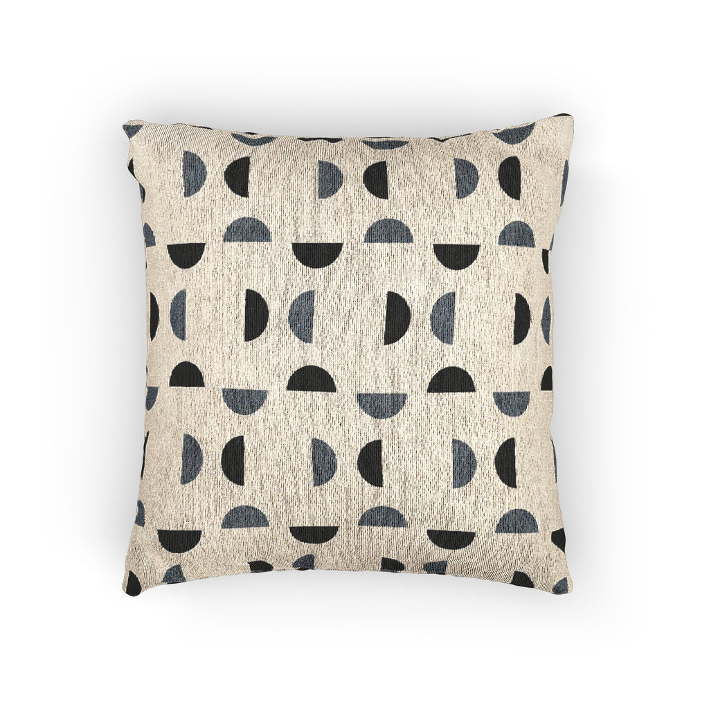 Inkwell Half Moon Woven Pillow
