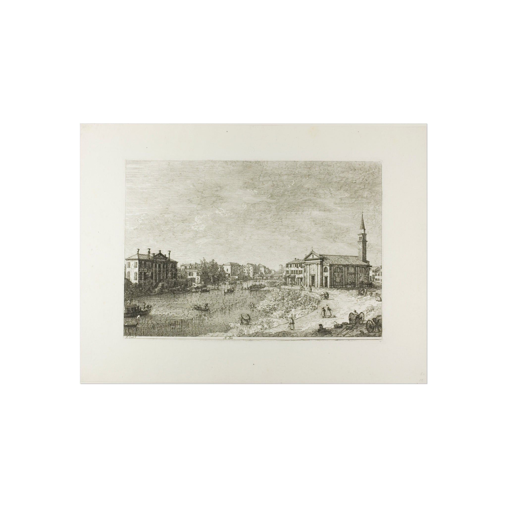 Canaletto - Al Dolo, from Vedute | Fine Art Poster