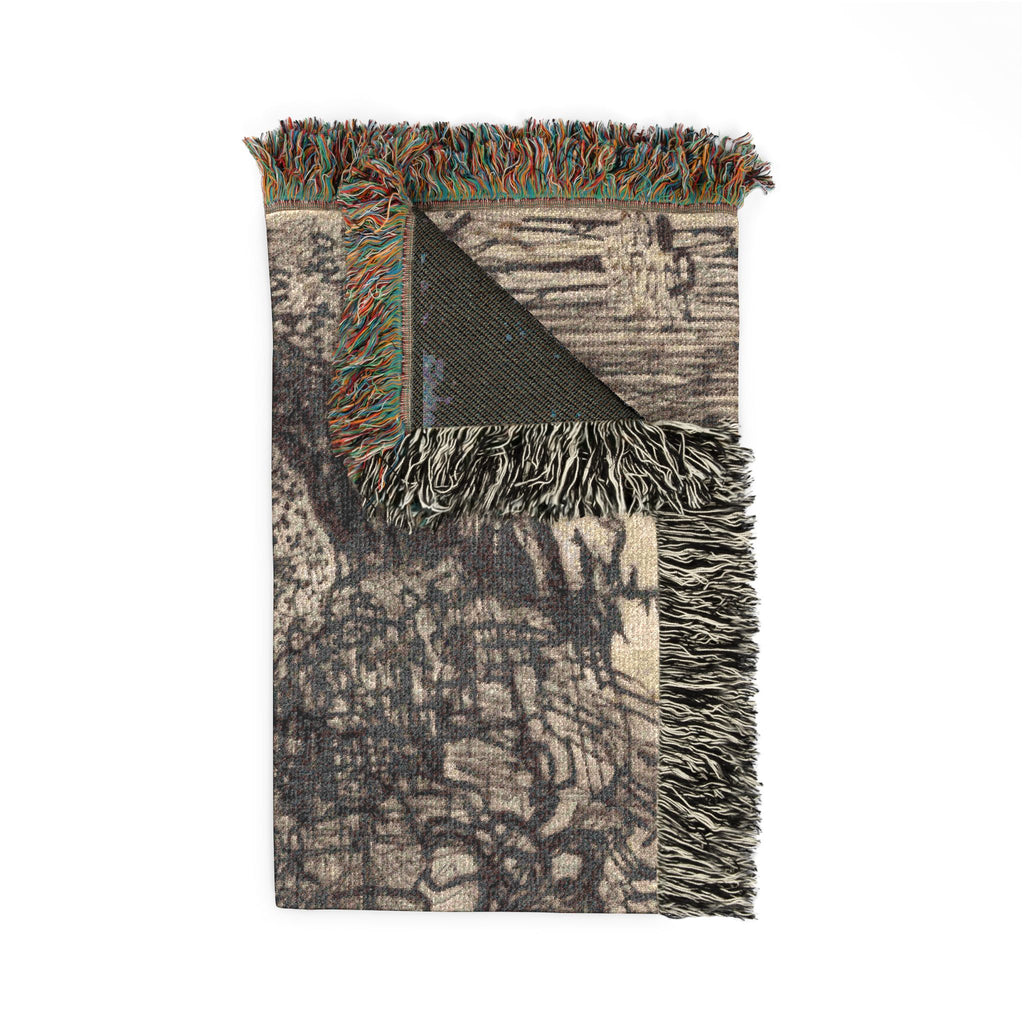 Vincent van Gogh - Weeping Tree | Woven Tapestry Blanket