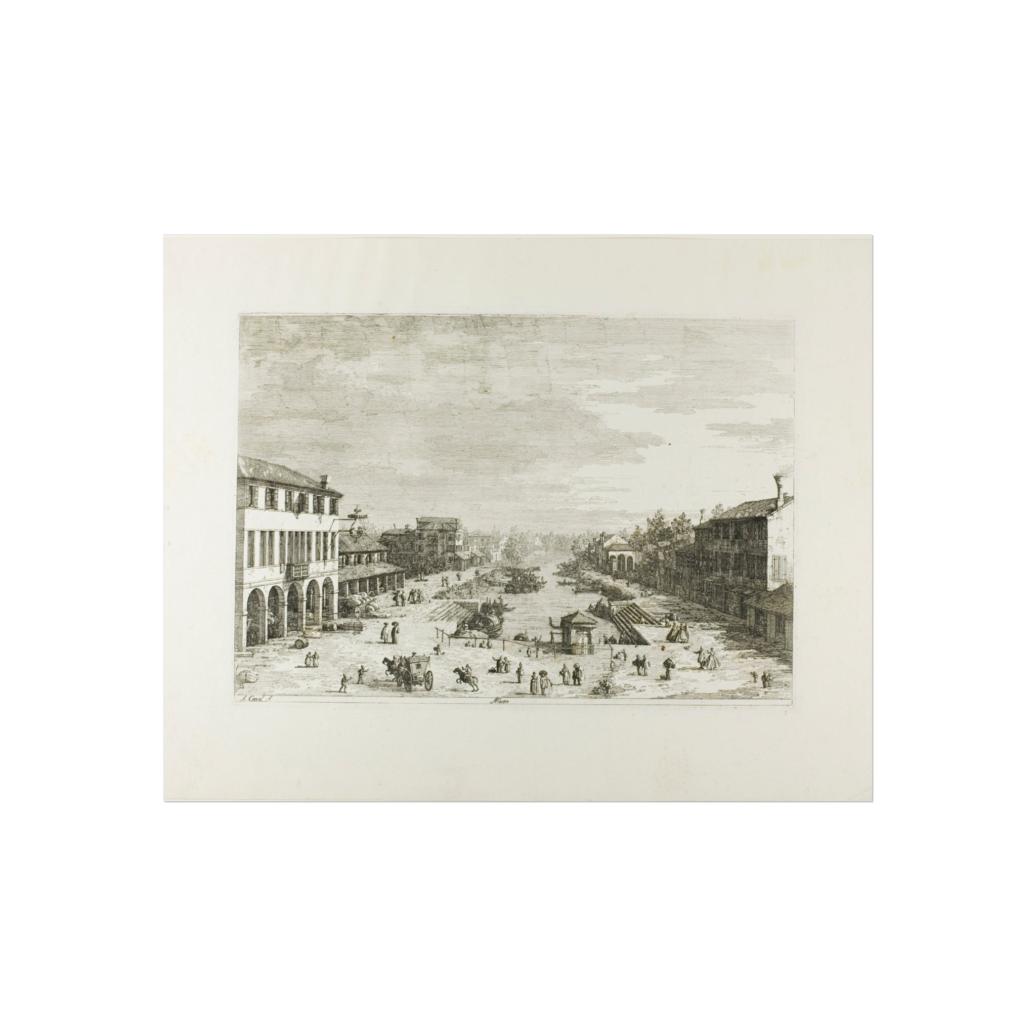 Canaletto - Mestre, from Vedute | Fine Art Poster