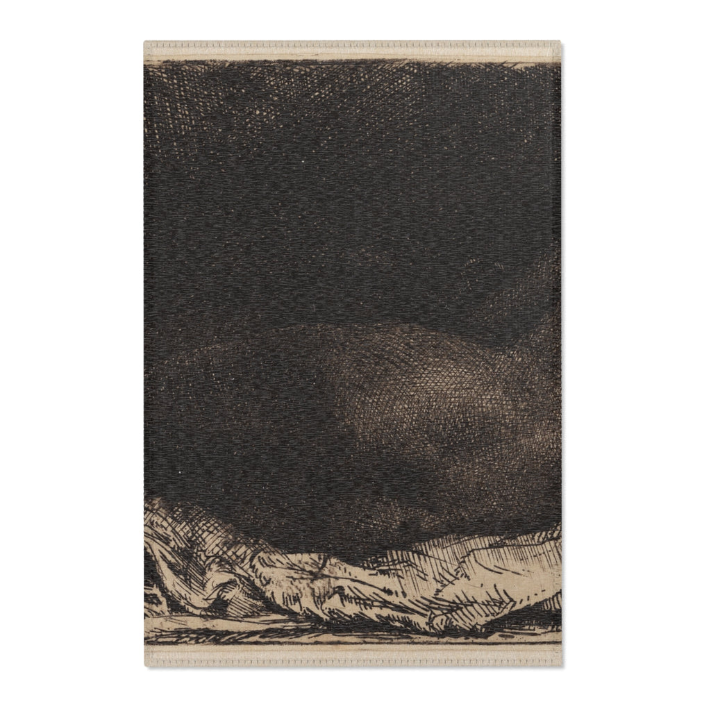 Rembrandt van Rijn - Reclining Female Nude | Area Rug