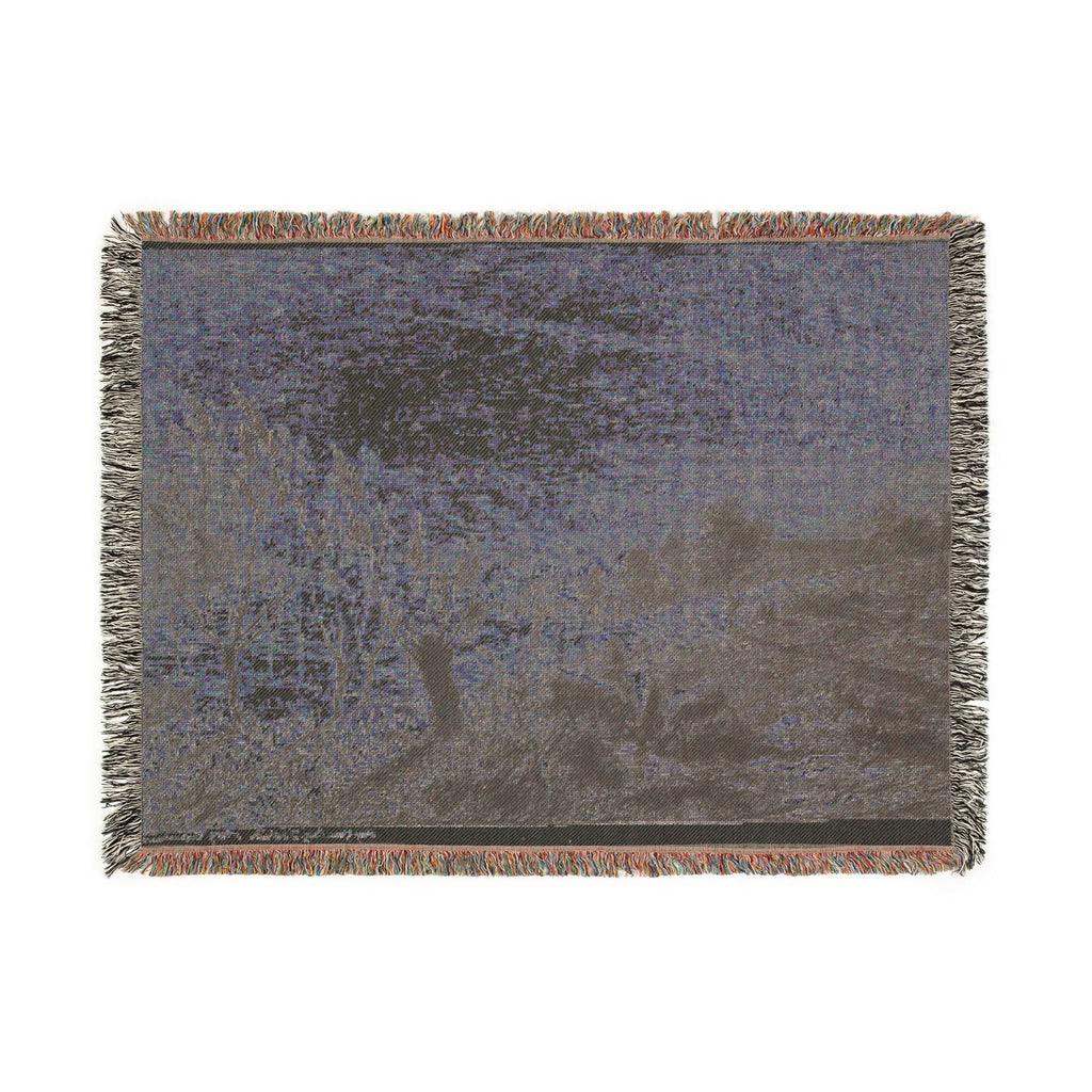 Charles François Daubigny - Sunrise | Woven Tapestry Blanket