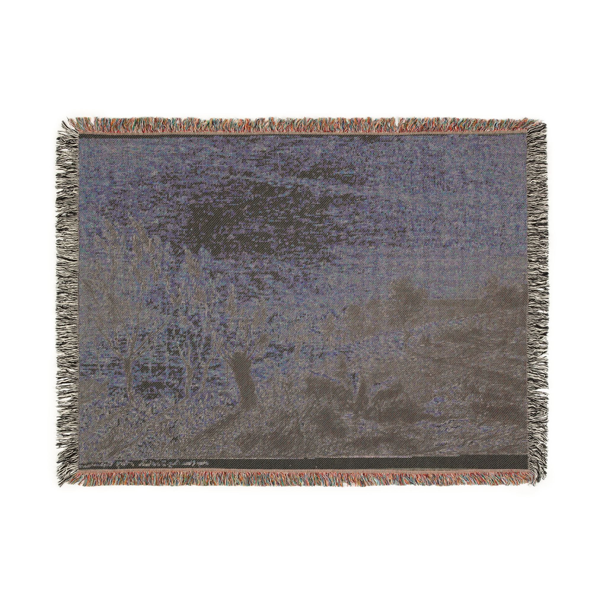 Charles François Daubigny - Sunrise | Woven Tapestry Blanket