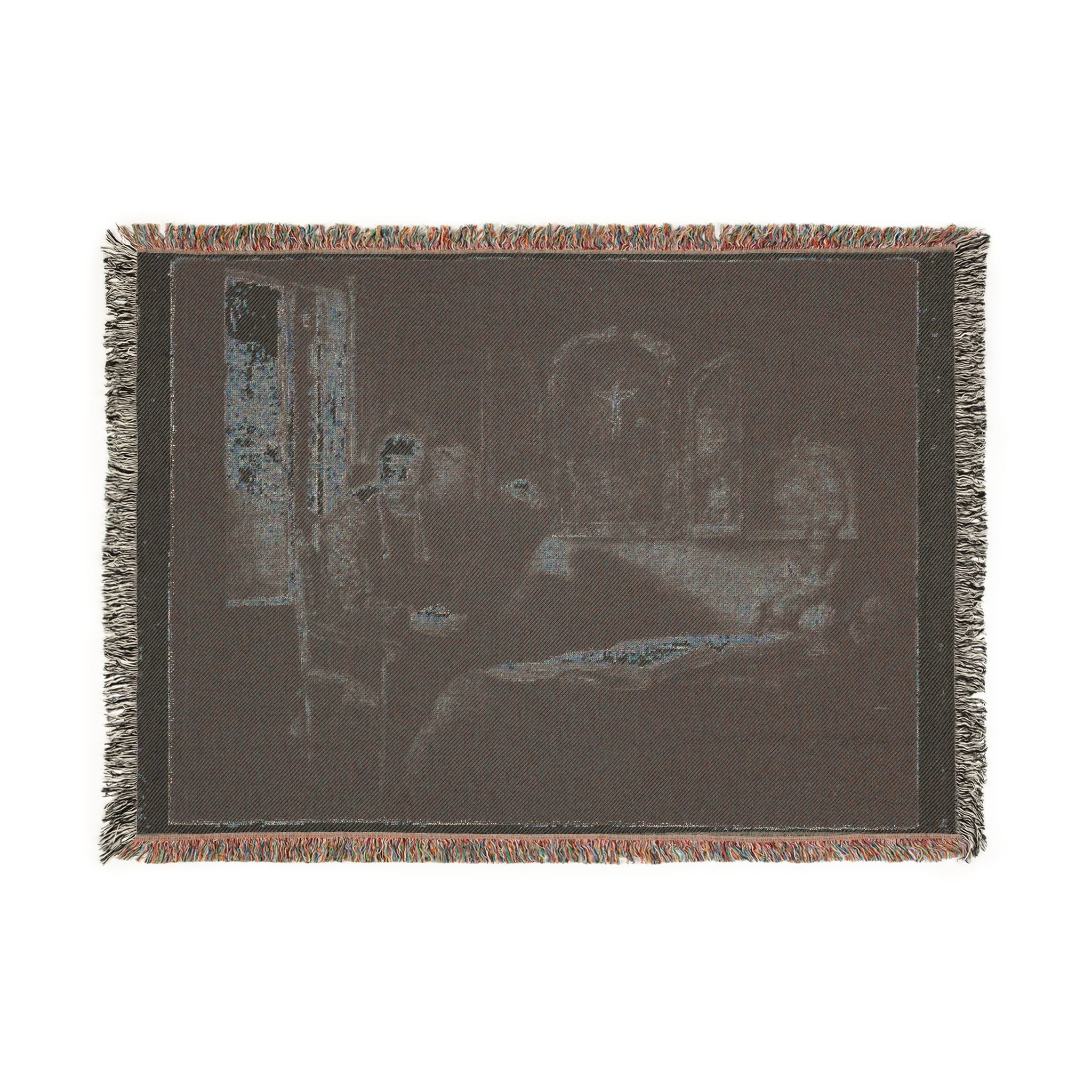 Rembrandt van Rijn - Abraham Francen, Apothecary | Woven Tapestry Blanket