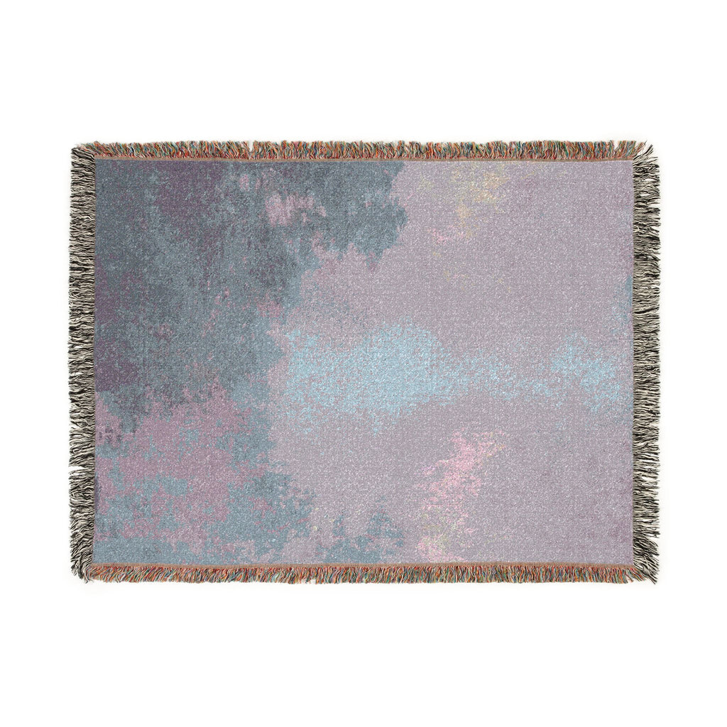 Claude Monet - Branch of the Seine near Giverny (Mist) | Woven Tapestry Blanket