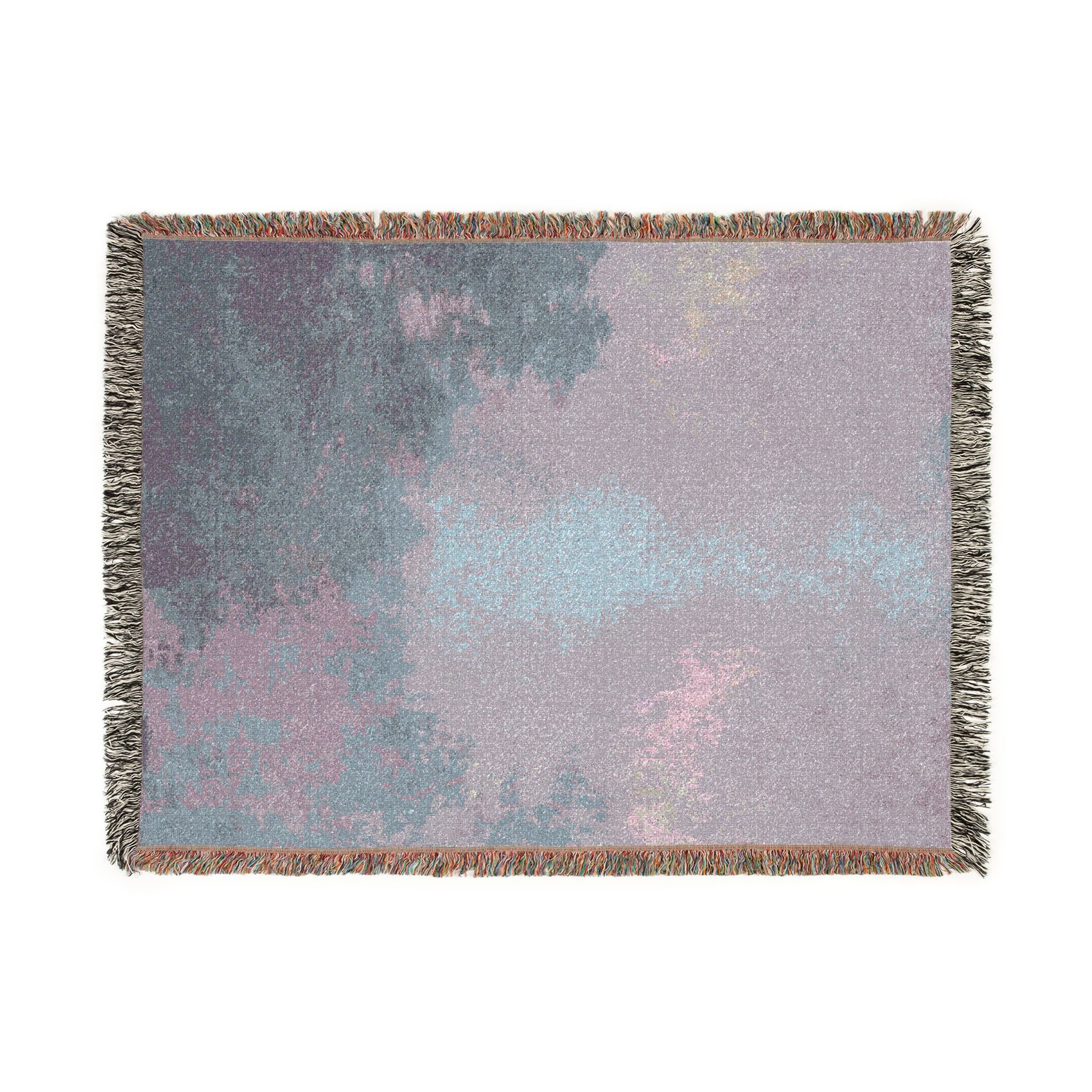 Claude Monet - Branch of the Seine near Giverny (Mist) | Woven Tapestry Blanket