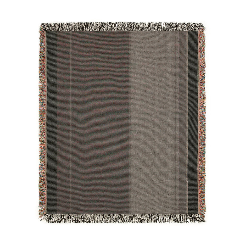 Grove Throw — Ink · Olive · Slate