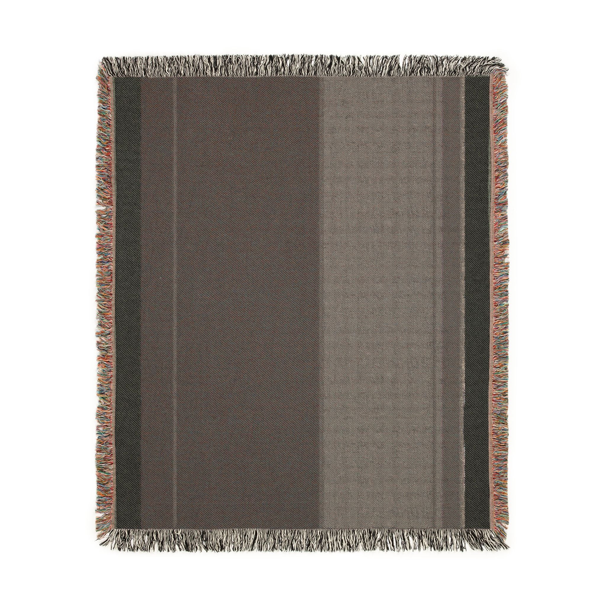 Grove Throw — Ink · Olive · Slate