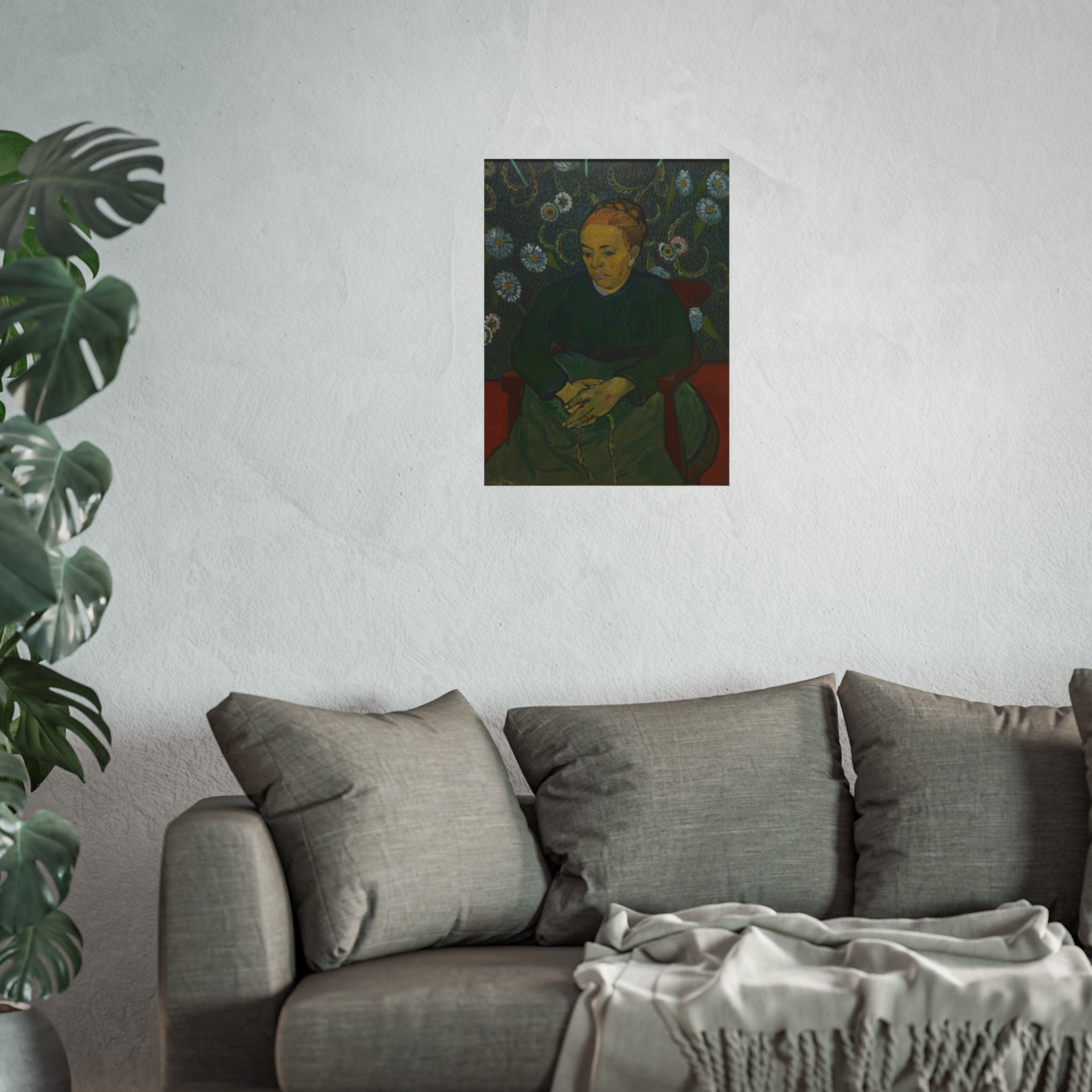 Vincent van Gogh - La Berceuse (Madame Roulin) | Fine Art Poster