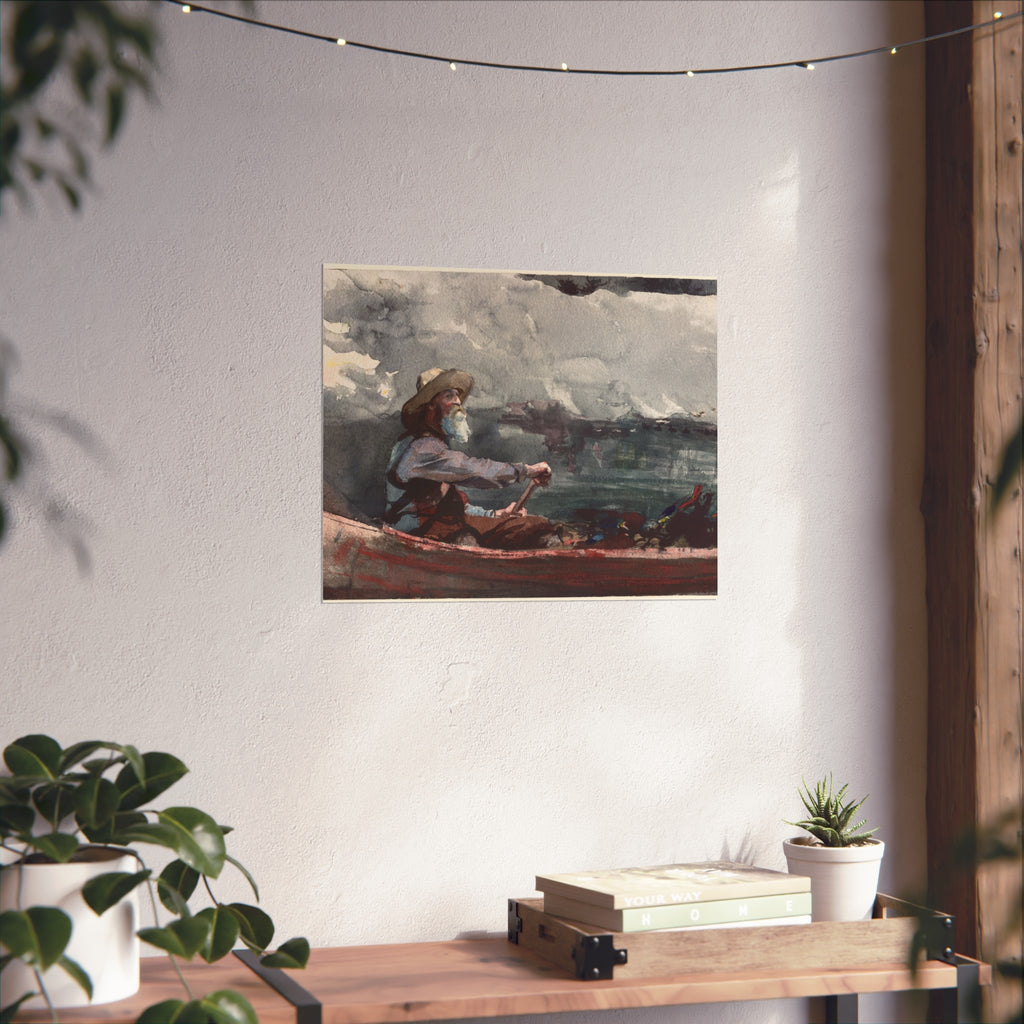 Winslow Homer - Adirondacks Guide | Fine Art Poster