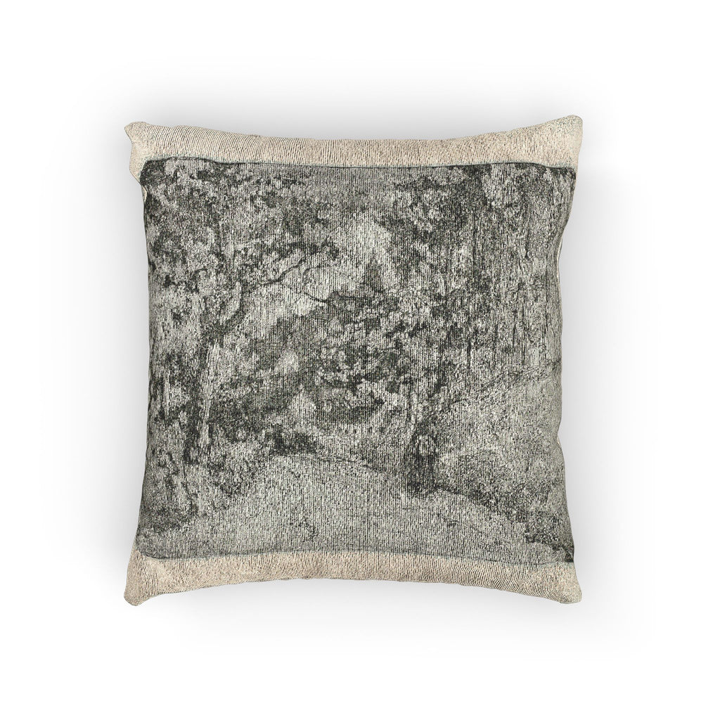 Camille Pissarro - Wooded Lane at Pontoise | Woven Pillow