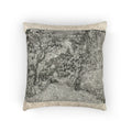 Camille Pissarro - Wooded Lane at Pontoise | Woven Pillow
