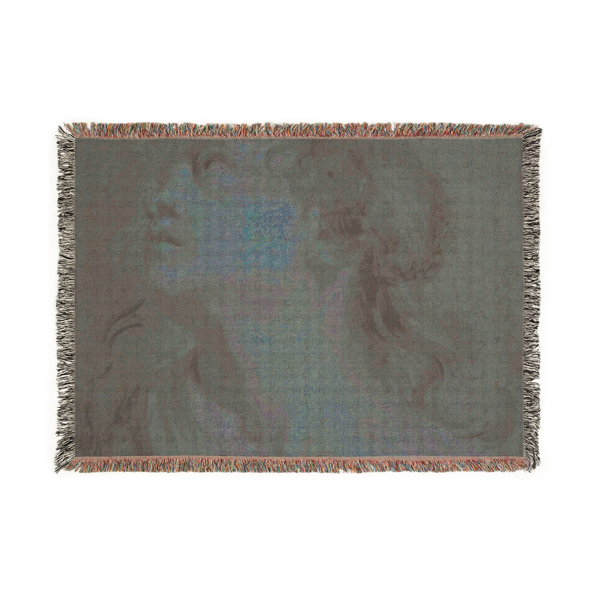 Anthony van Dyck - Head of a Girl | Woven Tapestry Blanket