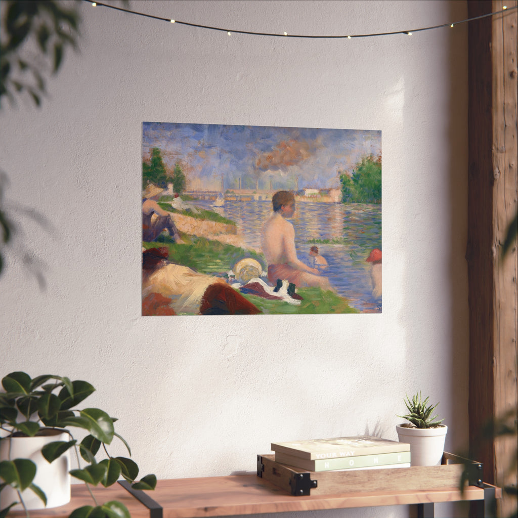 Georges Seurat - Final Study for Bathers at Asnières | Fine Art Poster