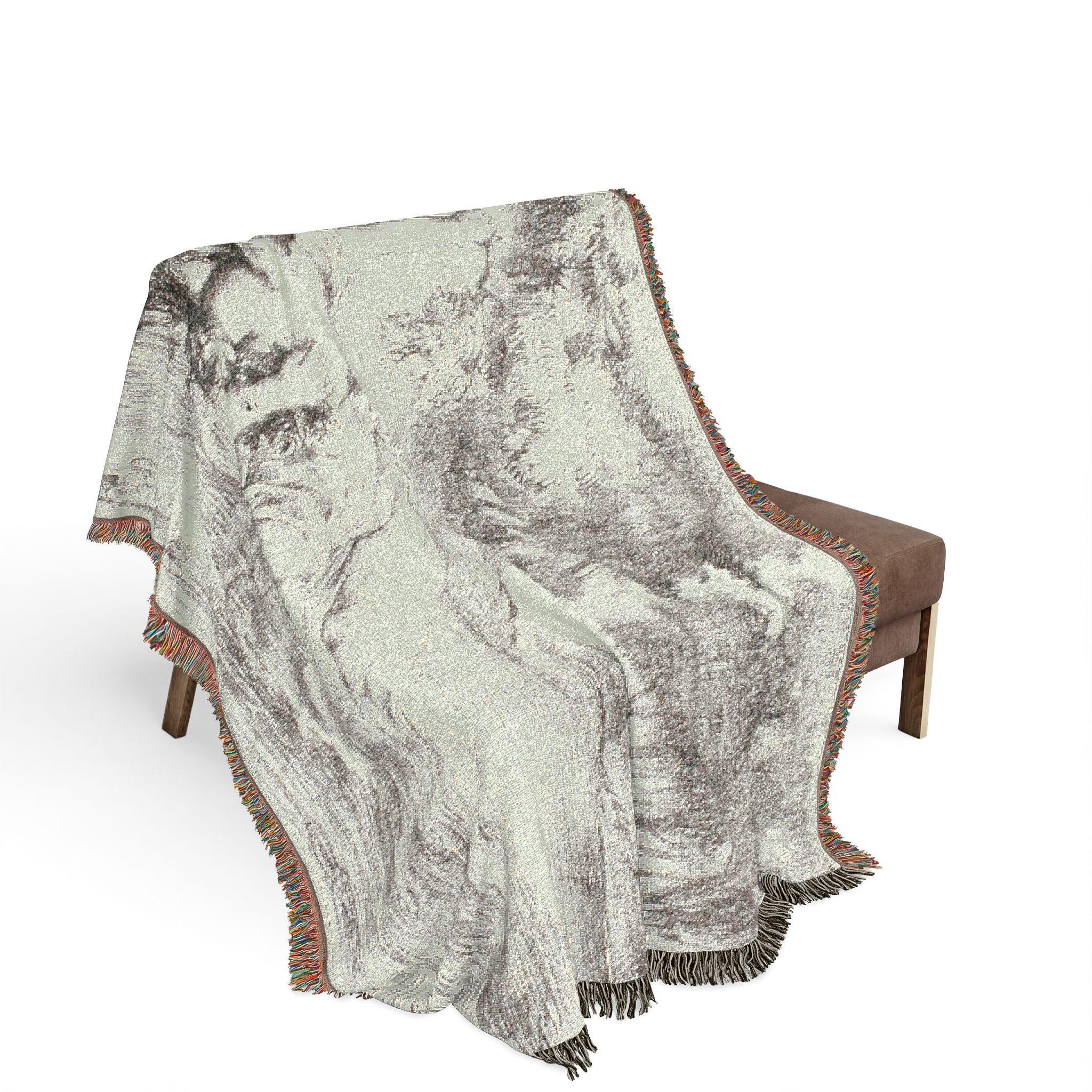 Ophelia's Death Eugène Delacroix Tapestry Blanket