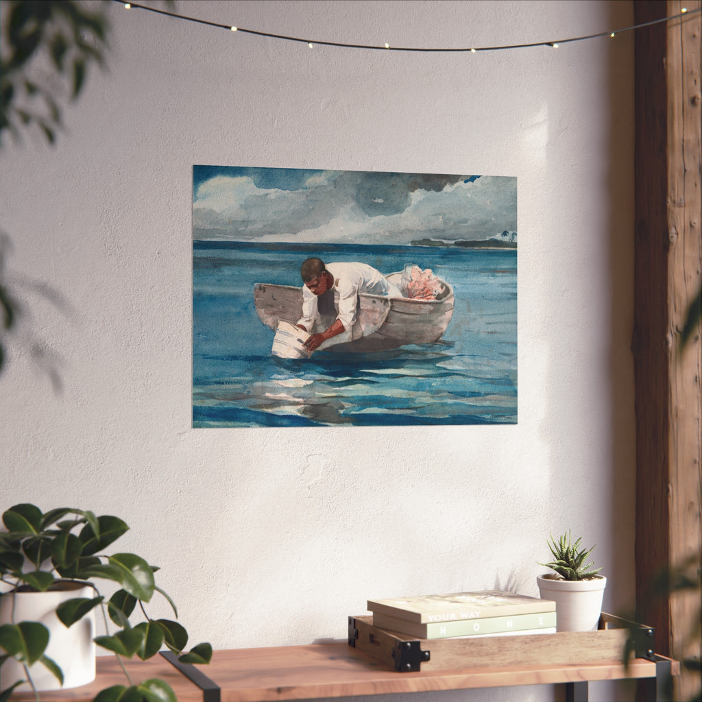 Winslow Homer - The Water Fan | Fine Art Poster