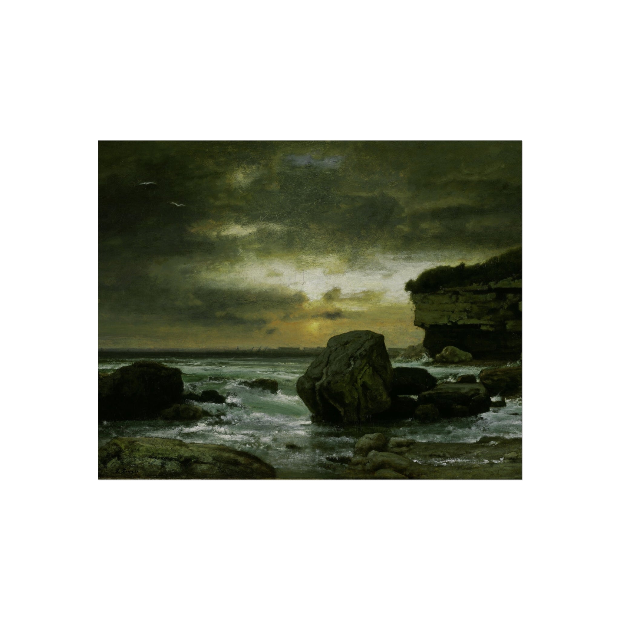 A Marine George Inness Fine Art Poster