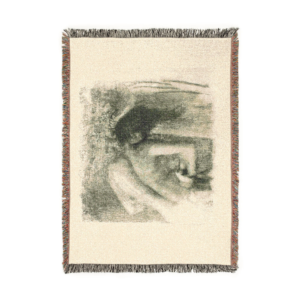 Hilaire Germain Edgar Degas - After the Bath (large version) | Woven Tapestry Blanket