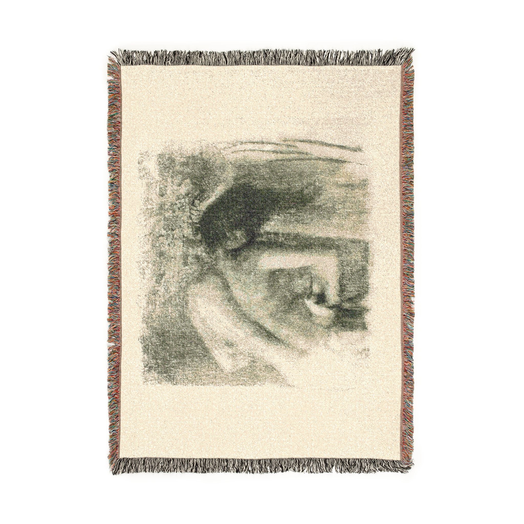 Hilaire Germain Edgar Degas - After the Bath (large version) | Woven Tapestry Blanket