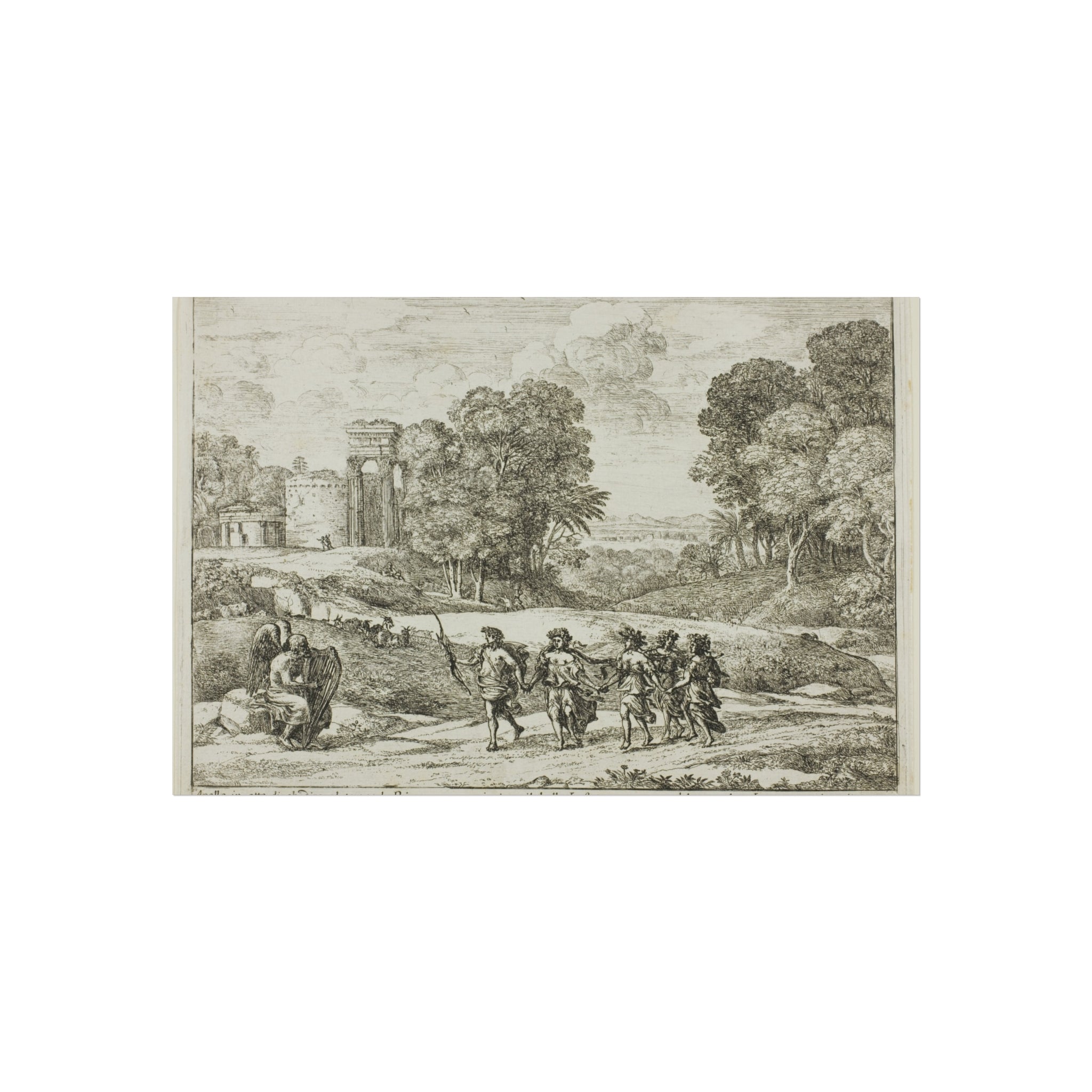 Claude Lorrain - Time, Apollo and the Seasons | Fine Art Poster