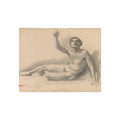 Hilaire Germain Edgar Degas - Study of a Male Nude | Fine Art Poster
