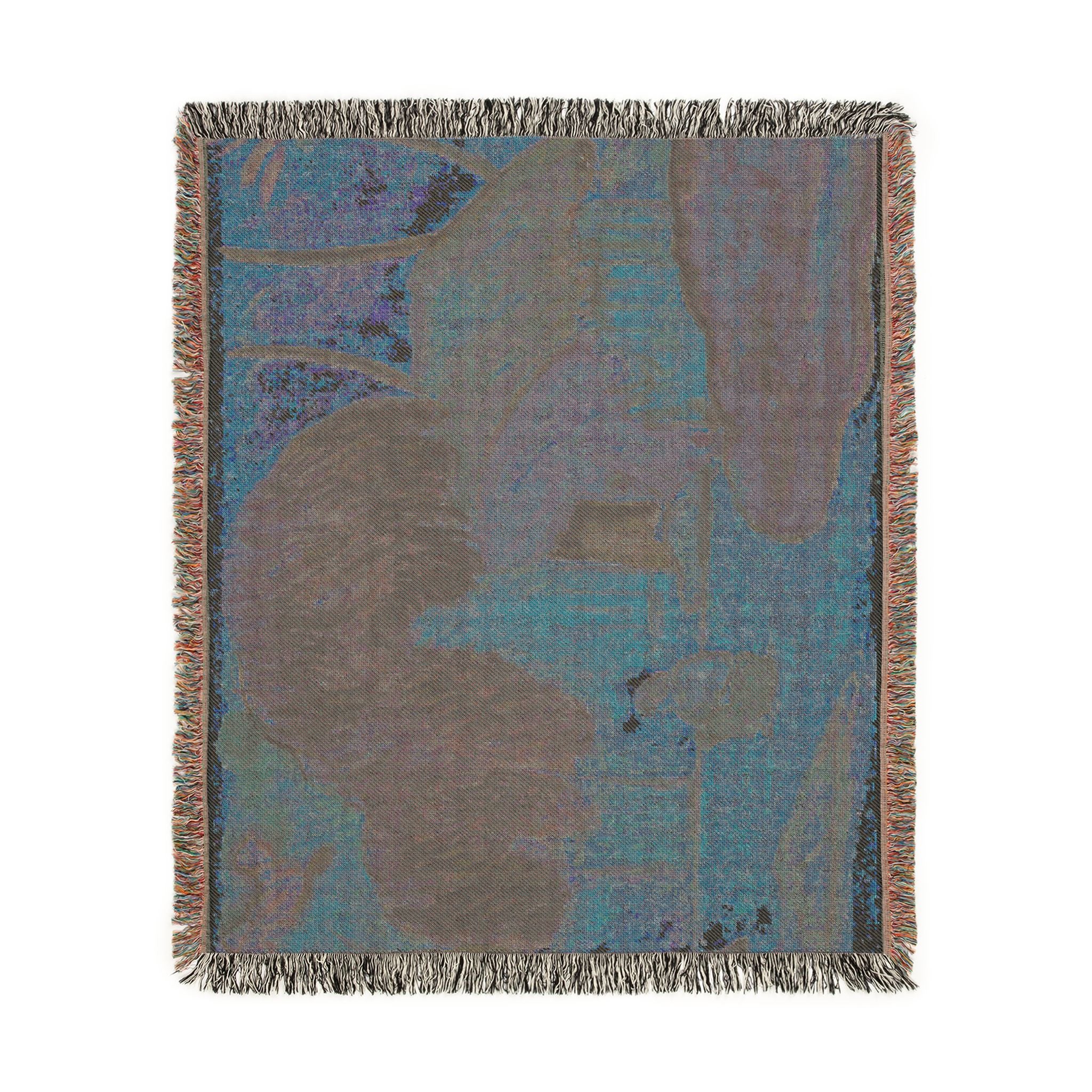 Paul Gauguin - Tahitian Hut | Woven Tapestry Blanket