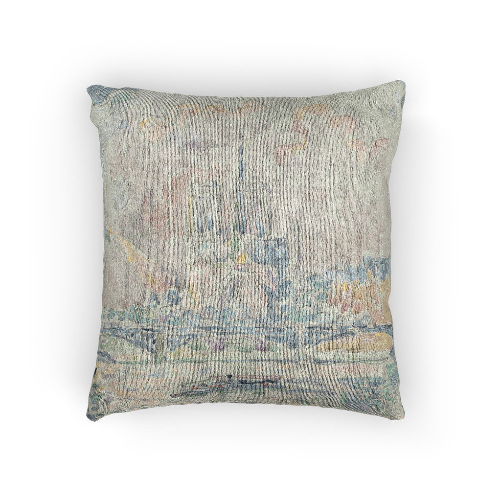 Paul Signac - Notre Dame | Woven Pillow