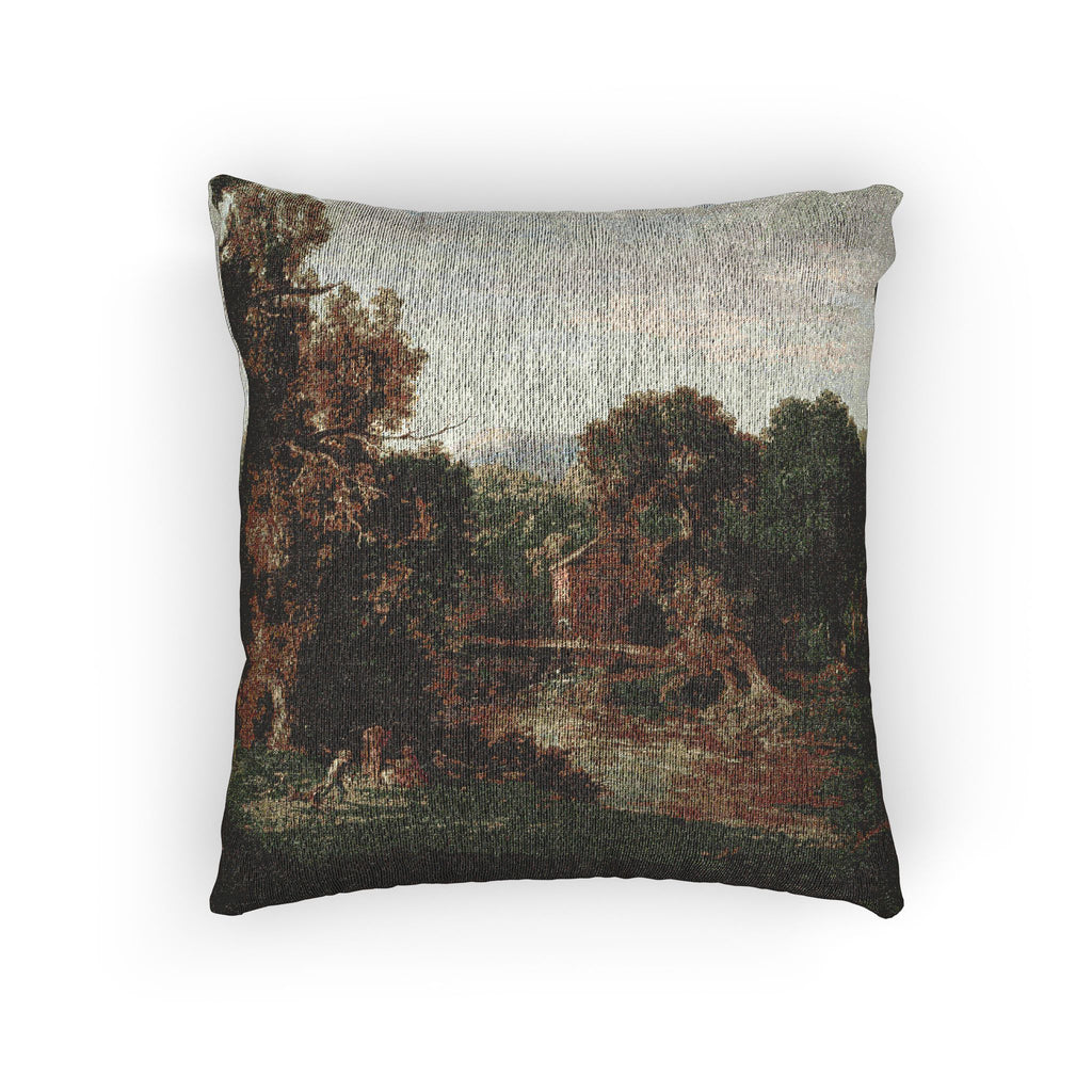 George Inness - The Old Mill | Woven Pillow