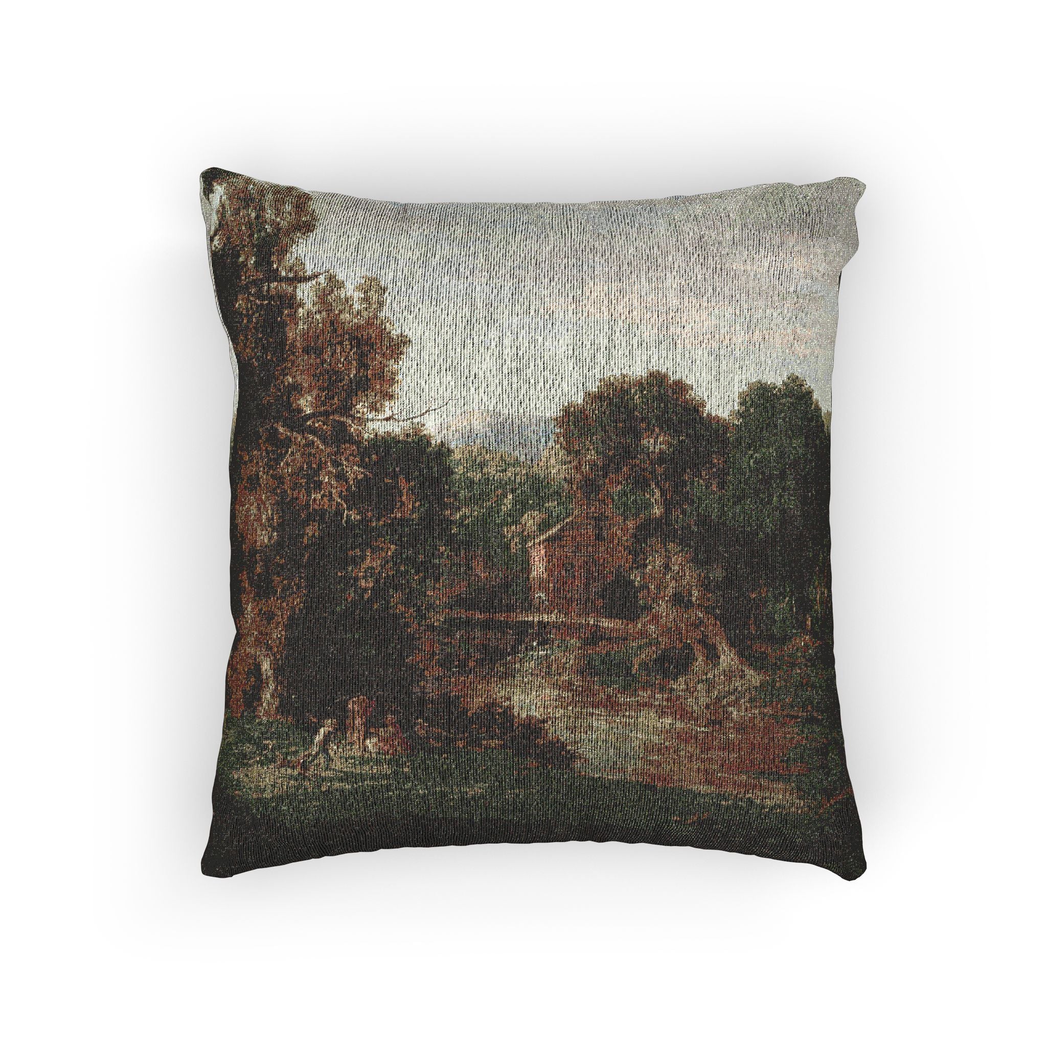 George Inness - The Old Mill | Woven Pillow