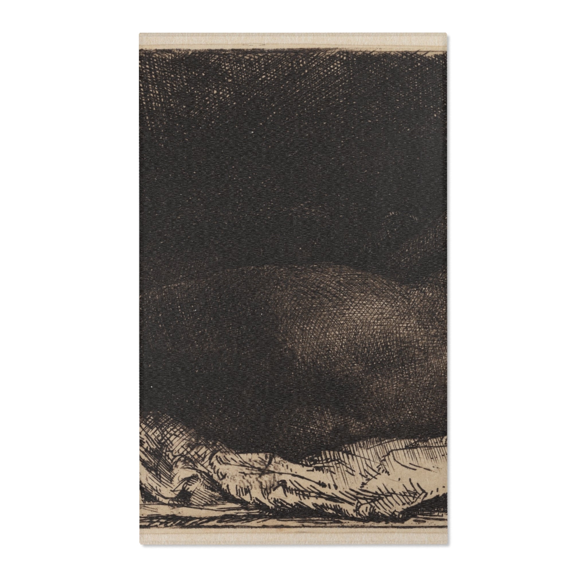 Rembrandt van Rijn - Reclining Female Nude | Area Rug