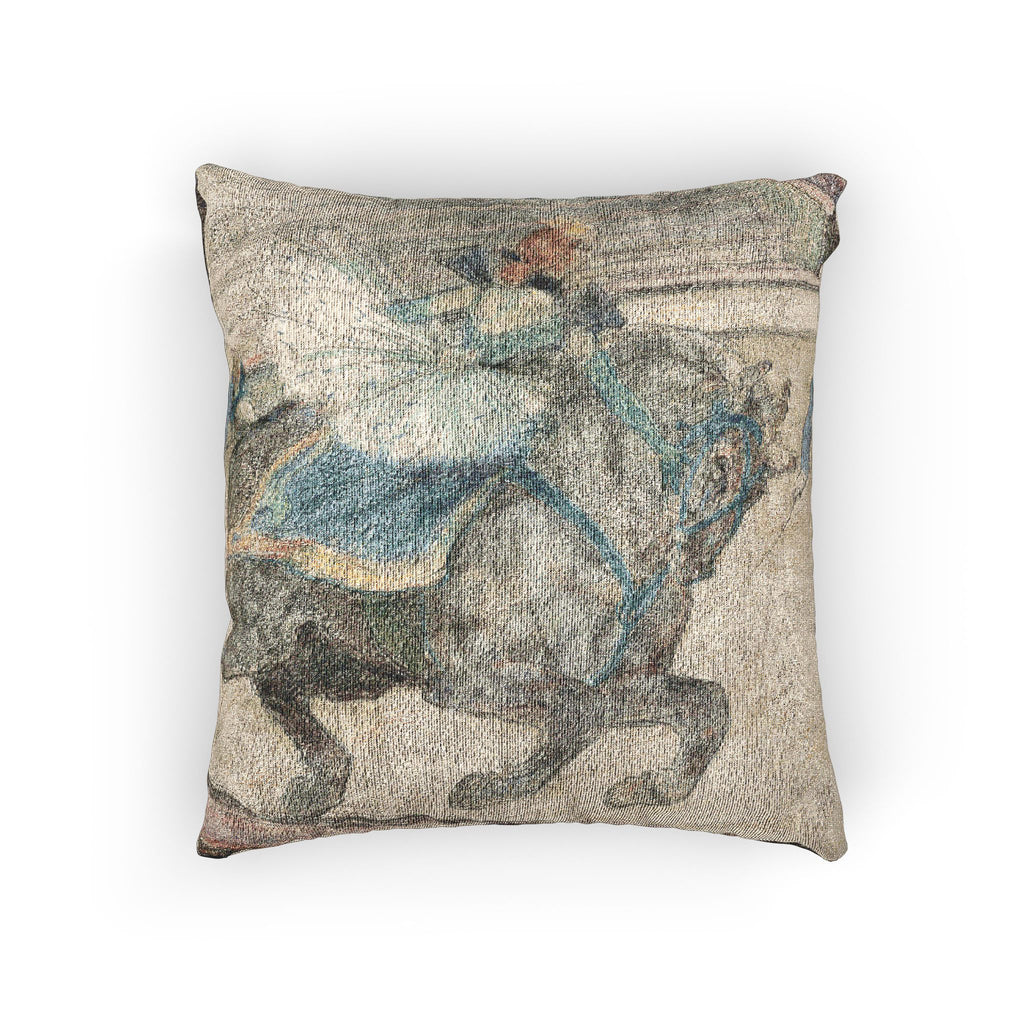 Henri de Toulouse-Lautrec - At the Circus Work in the Ring | Woven Pillow