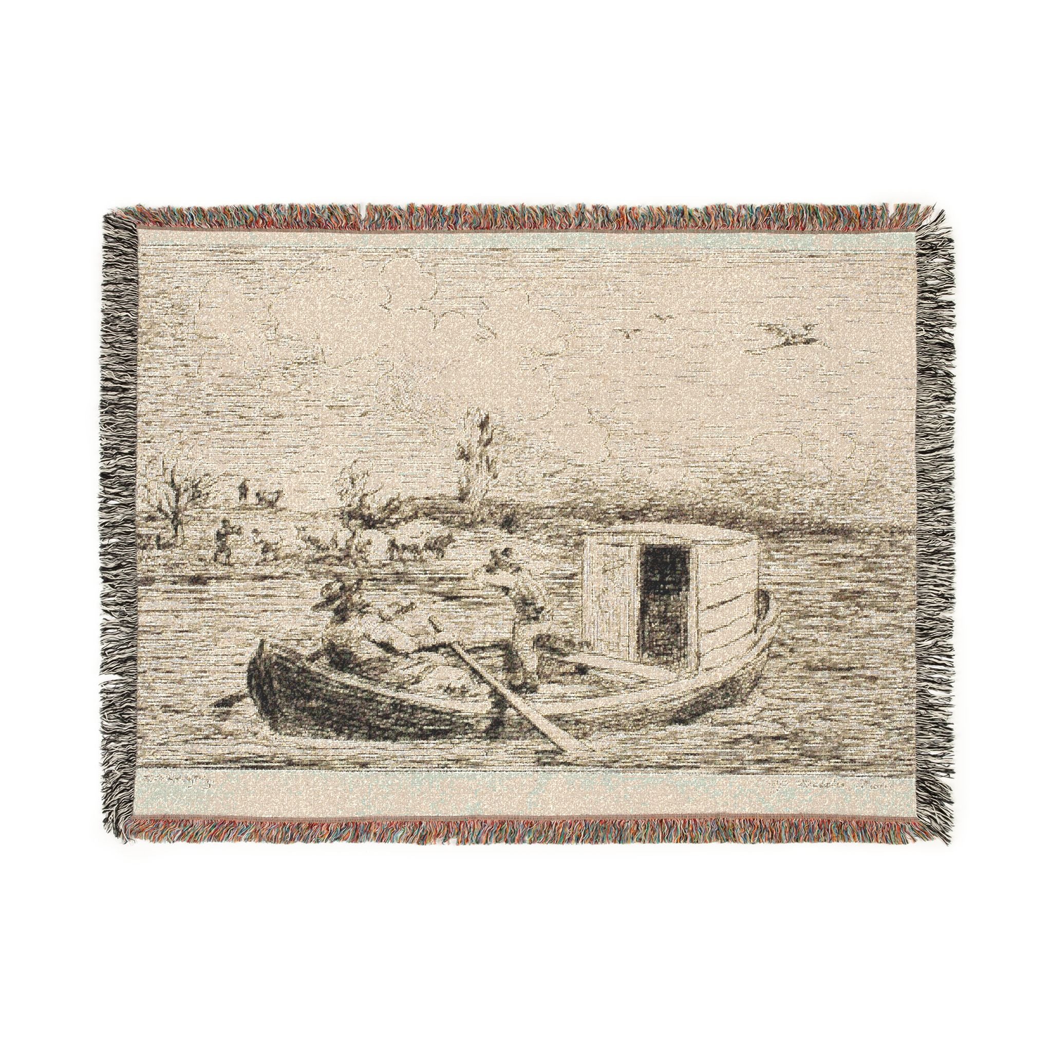 Charles François Daubigny - Cambronne's Word | Woven Tapestry Blanket