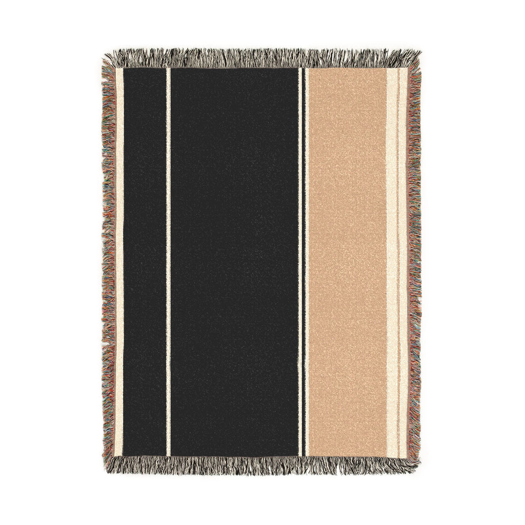 Ember Throw — Ink · Honey · Warm White