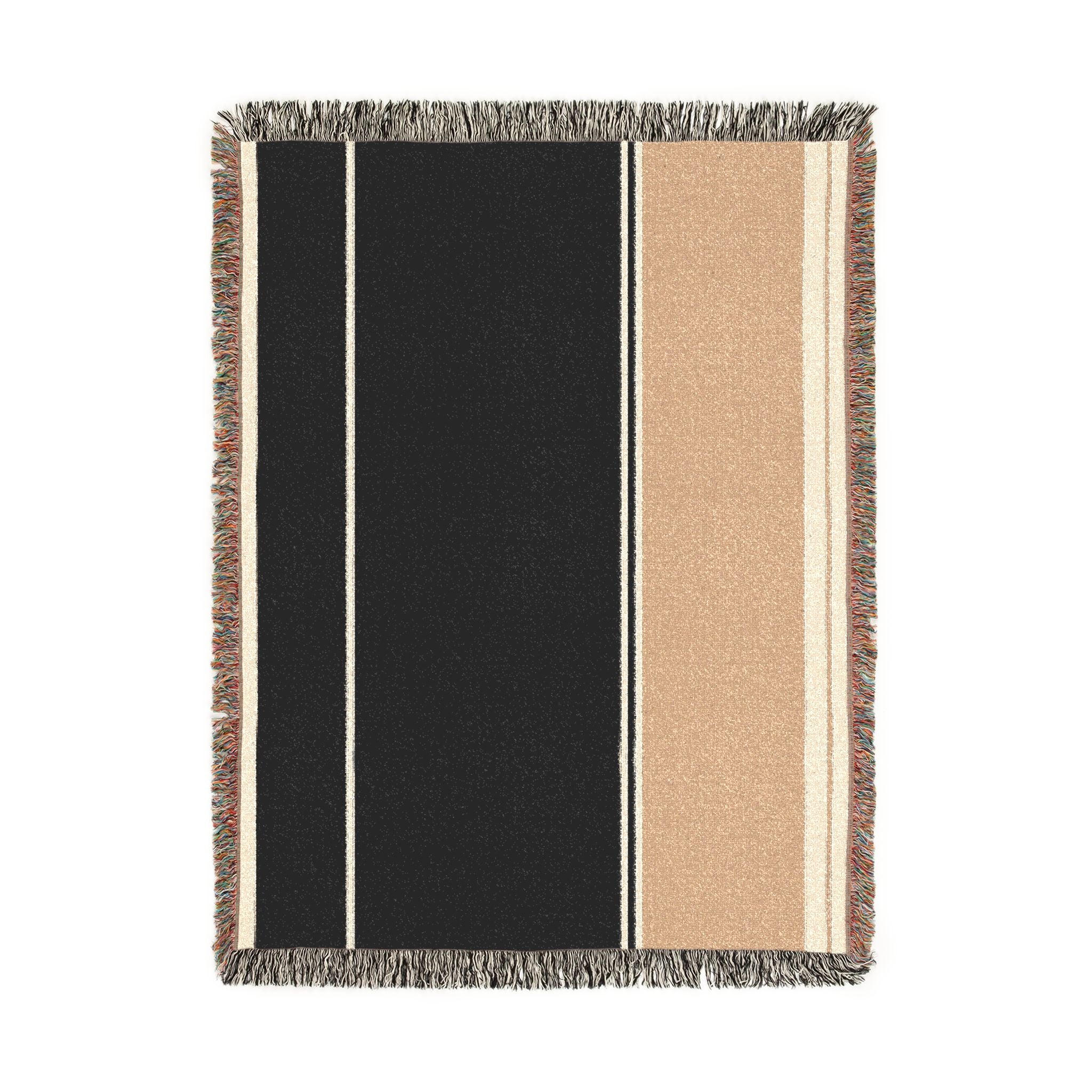 Ember Throw — Ink · Honey · Warm White