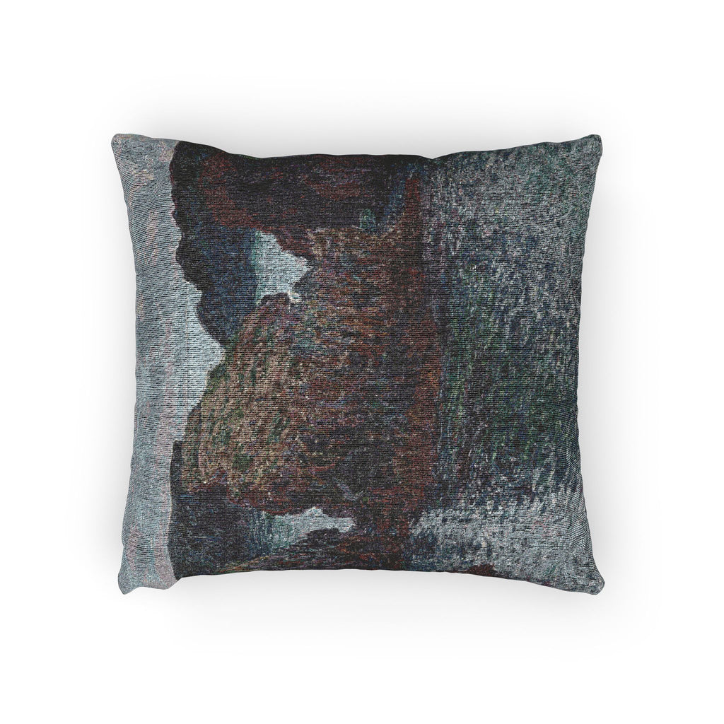 Claude Monet - Rocks at Port-Goulphar, Belle-Île | Woven Pillow