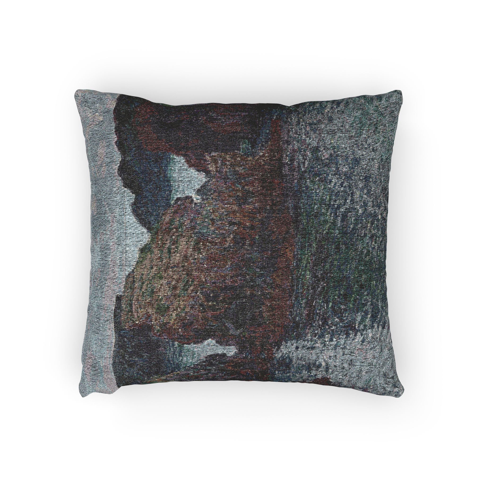 Claude Monet - Rocks at Port-Goulphar, Belle-Île | Woven Pillow