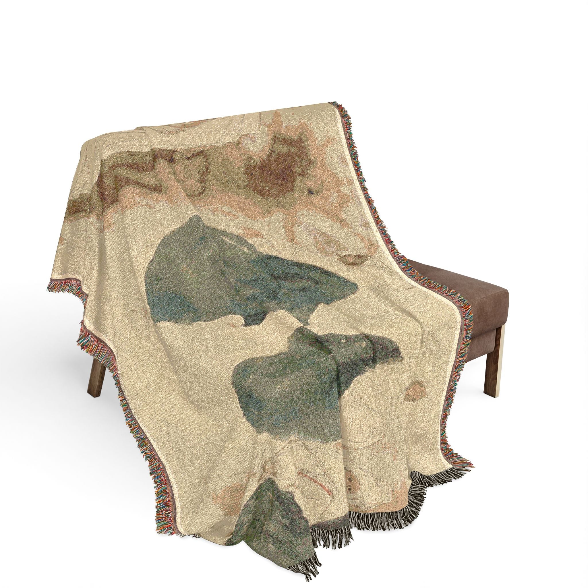 Four Sketches of Arab Men Eugène Delacroix Tapestry Blanket