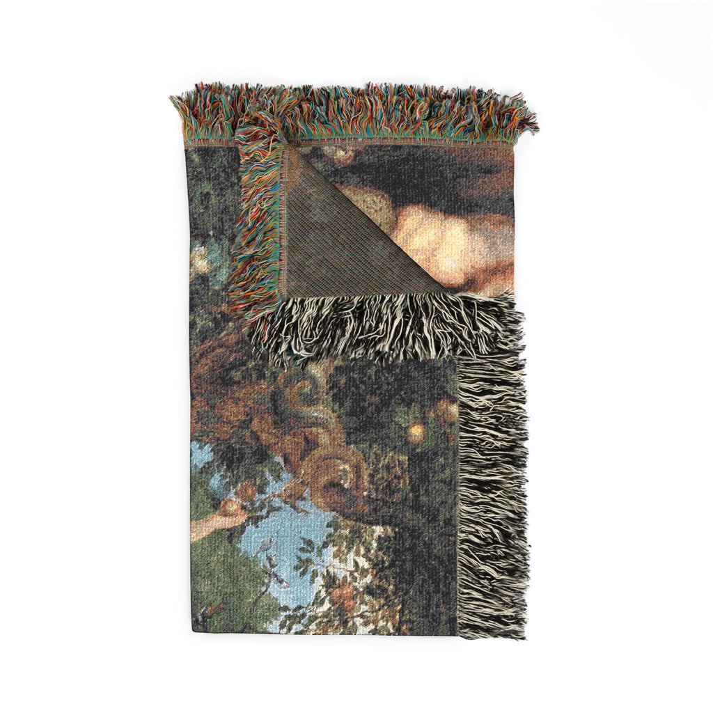 Jan Brueghel de Oude en Peter Paul Rubens - Het aards paradijs met de zondeval van Adam en Eva | Woven Tapestry Blanket