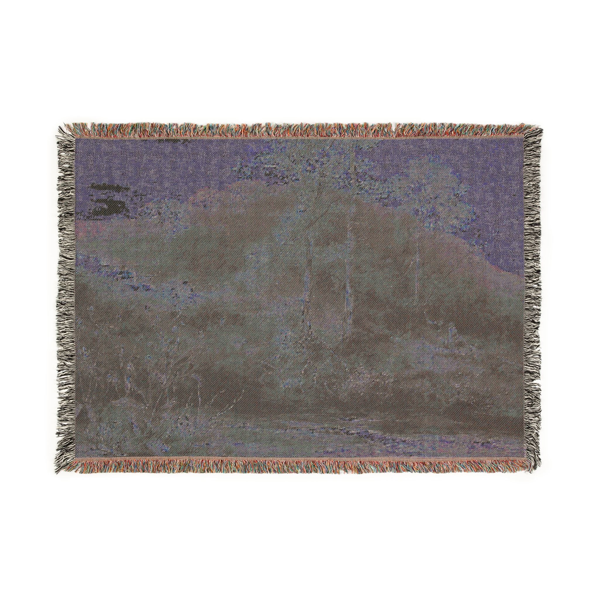 David Bates - Autumn River Scene, The Brook | Woven Tapestry Blanket