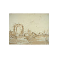 Francesco Guardi - Gateway Near a Landing Bridge | Fine Art Poster