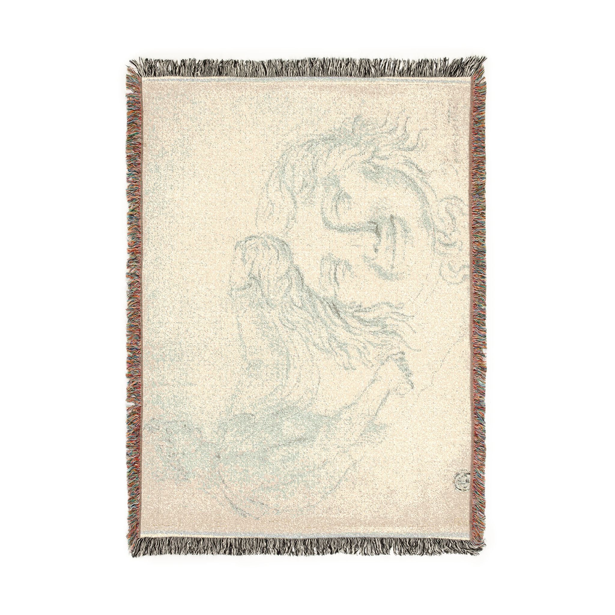 Style of Jacques Louis David - Perseus and the Gorgon's Head | Woven Tapestry Blanket