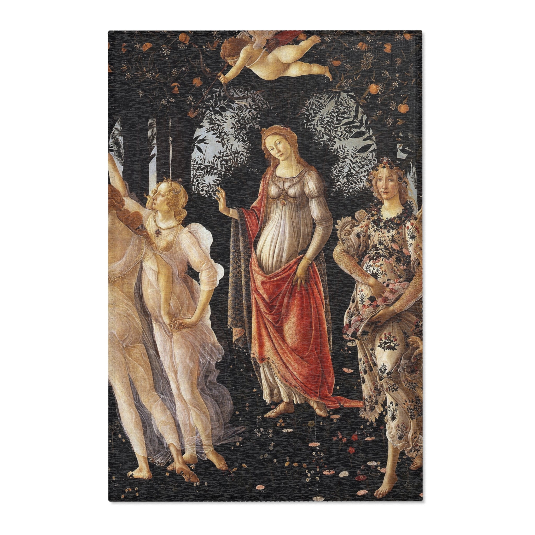 Botticelli-primavera | Area Rug