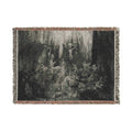 Rembrandt van Rijn - Christ Crucified between the Two Thieves The Three Crosses | Woven Tapestry Blanket
