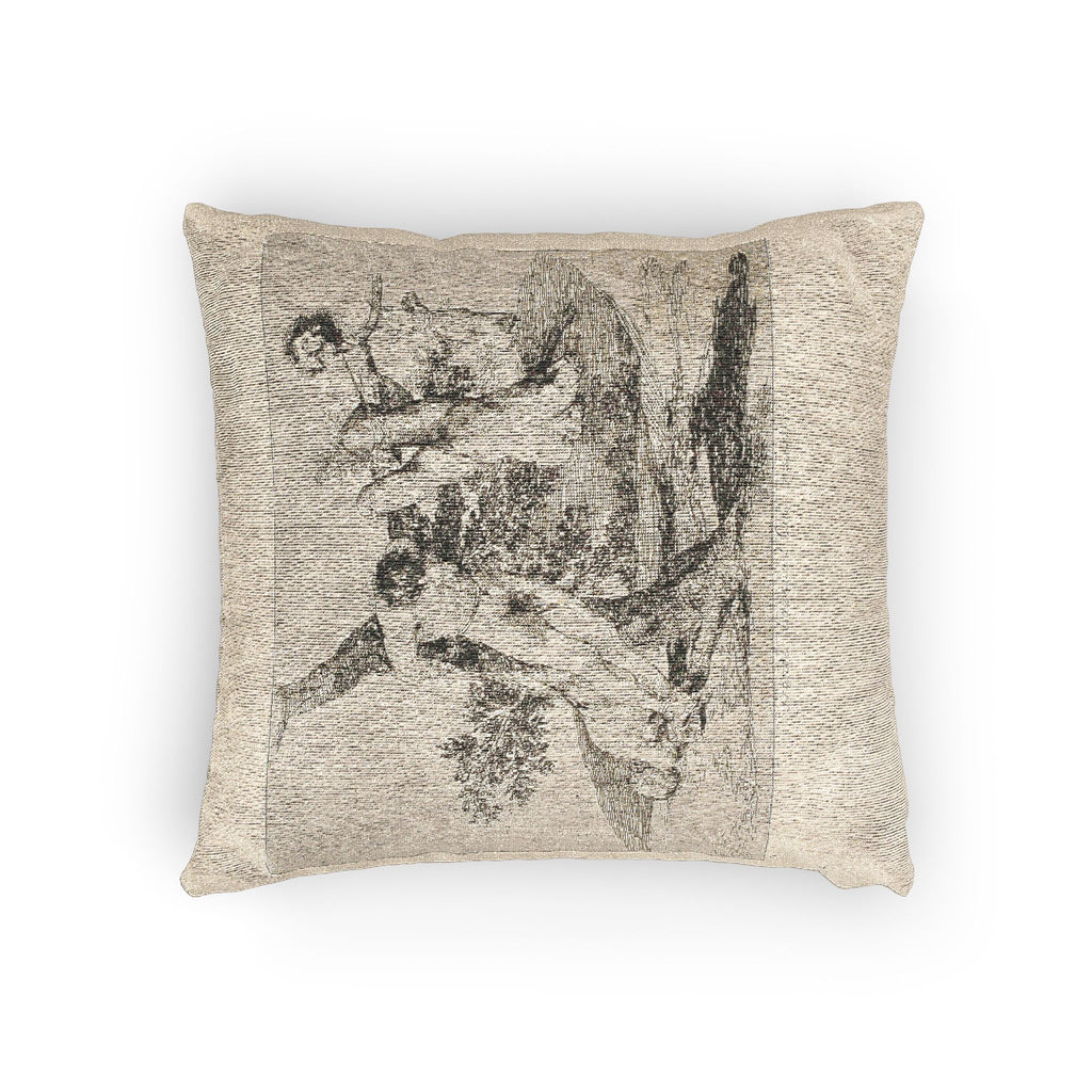 Francisco José de Goya y Lucientes - A Heroic Feat! With Dead Men!, plate 39 from The Disasters of War | Woven Pillow