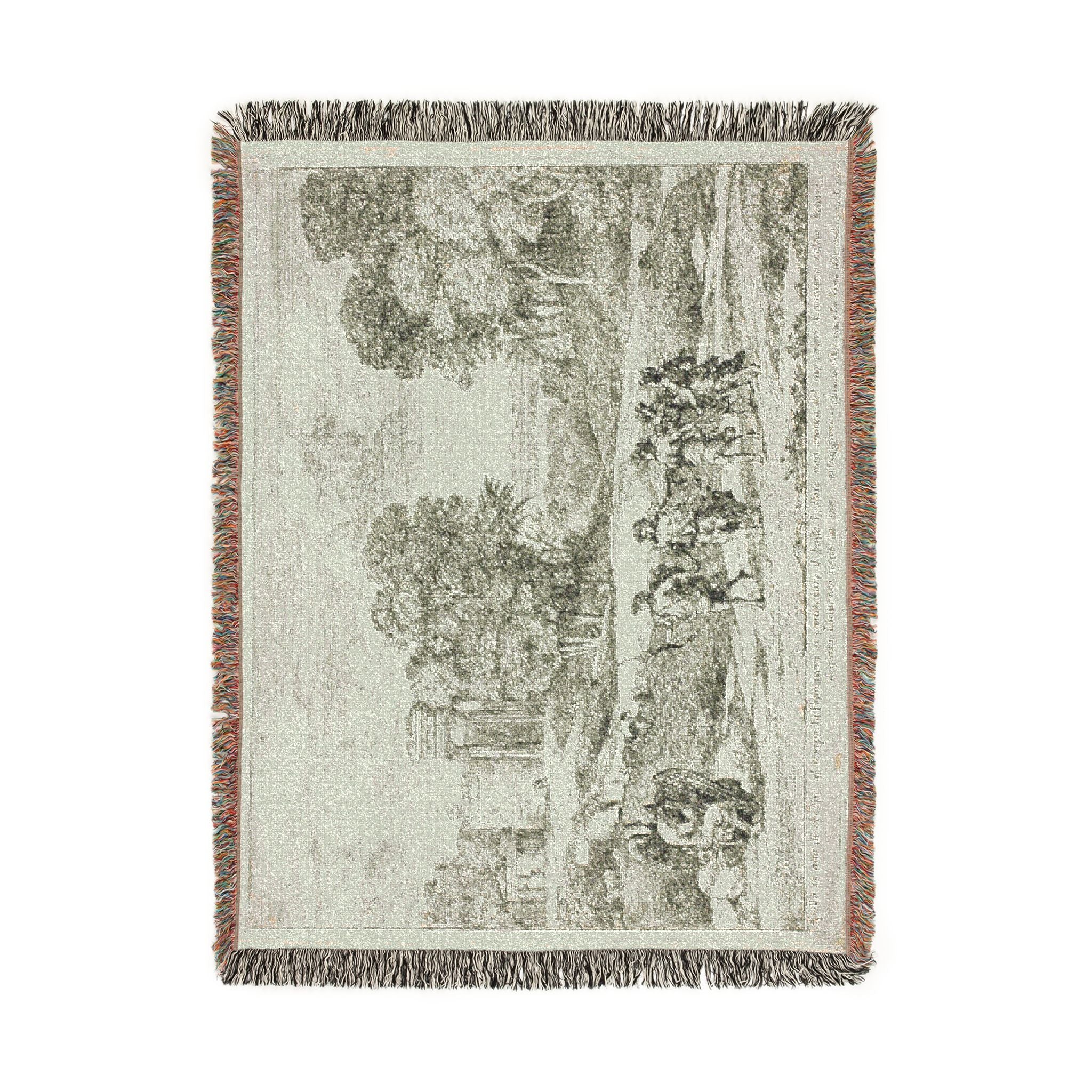 Claude Lorrain - Time, Apollo and the Seasons | Woven Tapestry Blanket