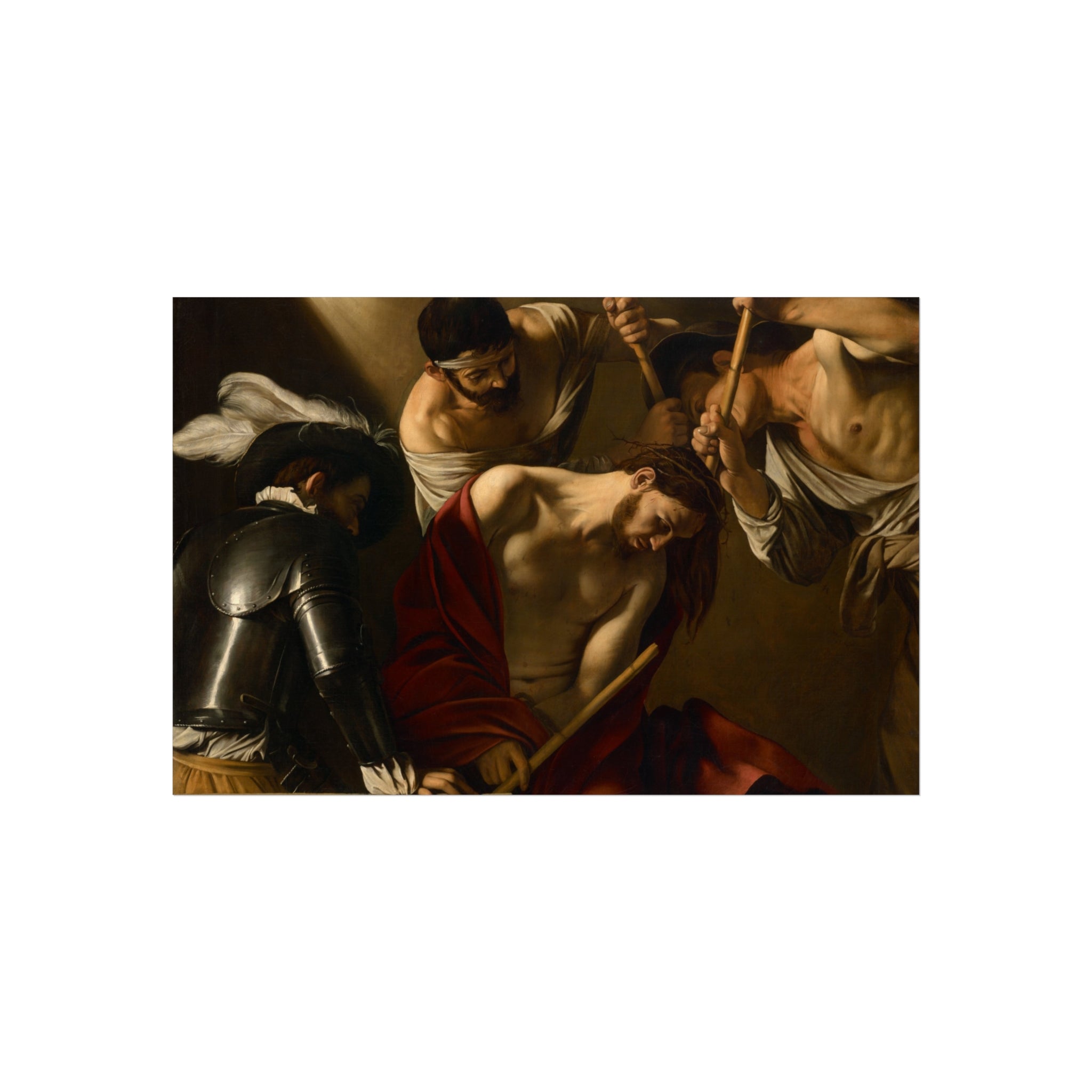 Michelangelo Merisi, called Caravaggio - The Crowning with Thorns - Google Art Project | Fine Art Poster