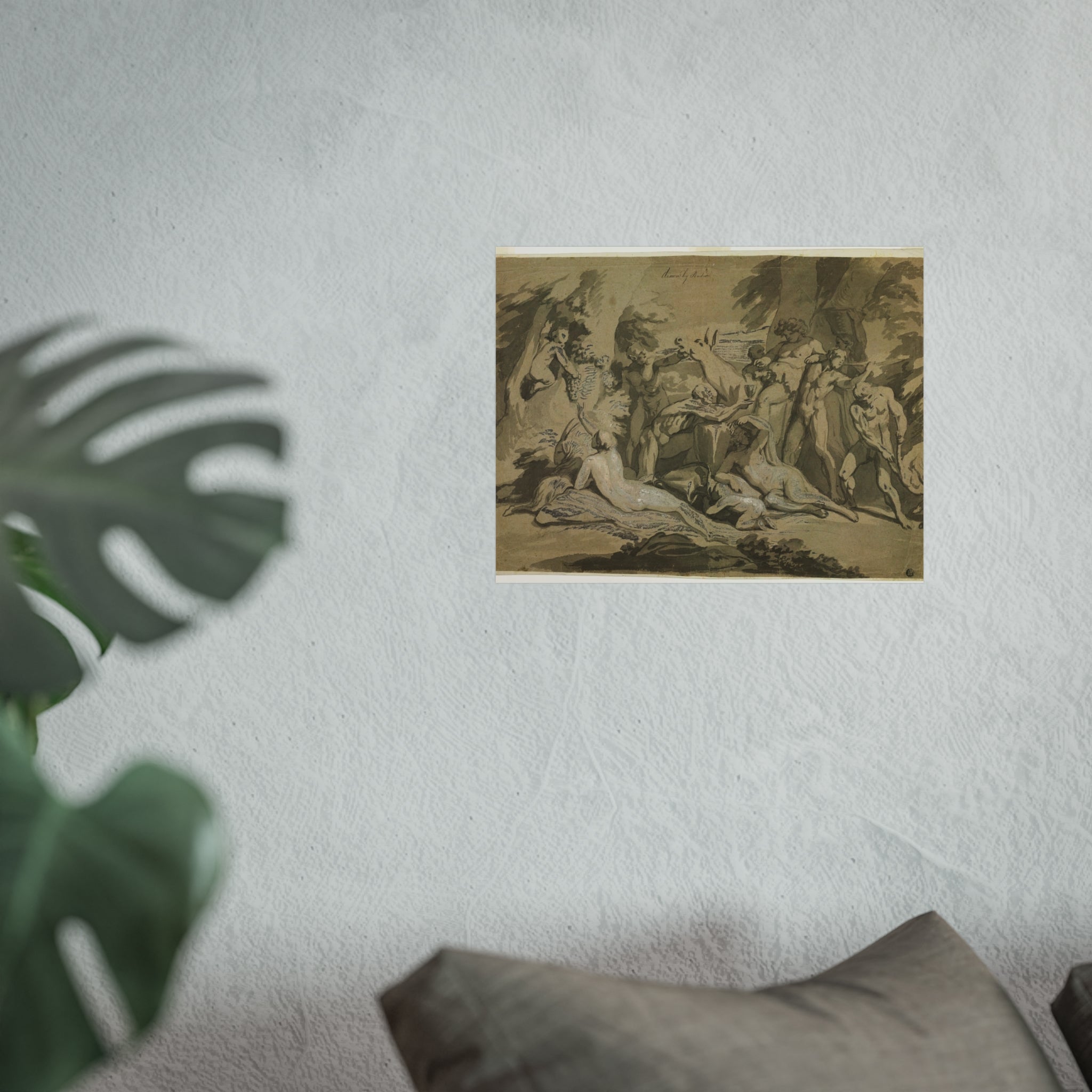 Nicolas Poussin - Drunken Silenus Satyr and Nymphs | Fine Art Poster